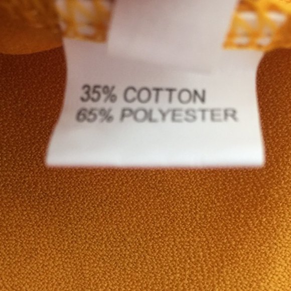 Mustard Gold Tank Top Petal Collar - Picture 9 of 10